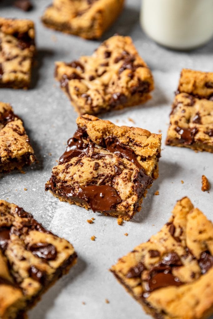 Small Batch Chocolate Chunk Cookie Bars