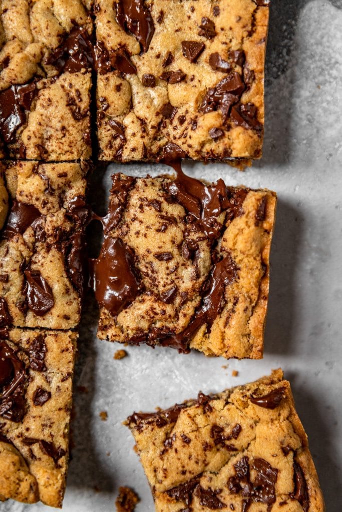 Small Batch Chocolate Chunk Cookie Bars