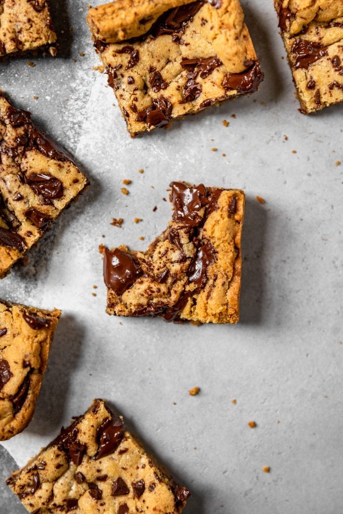 Small Batch Chocolate Chunk Cookie Bars