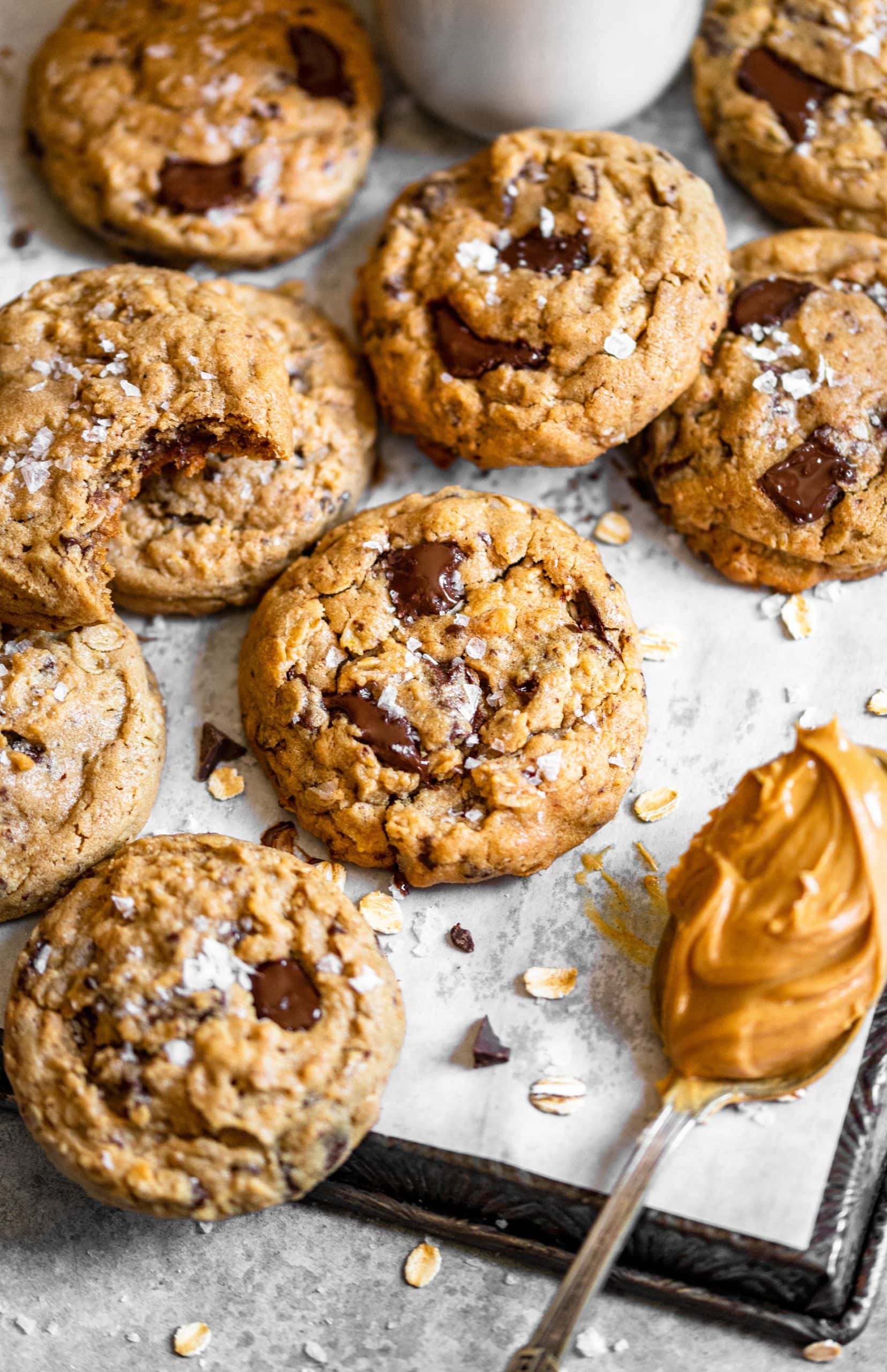 Peanut Butter Chocolate Chunk Oatmeal Cookies