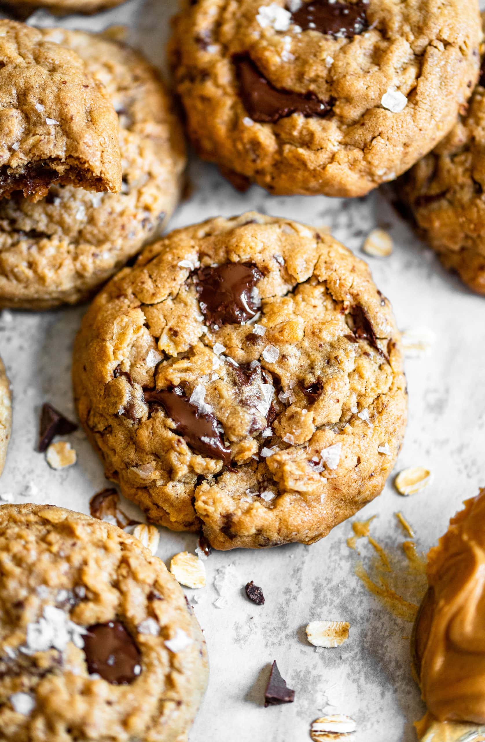 Peanut Butter Chocolate Chunk Oatmeal Cookies