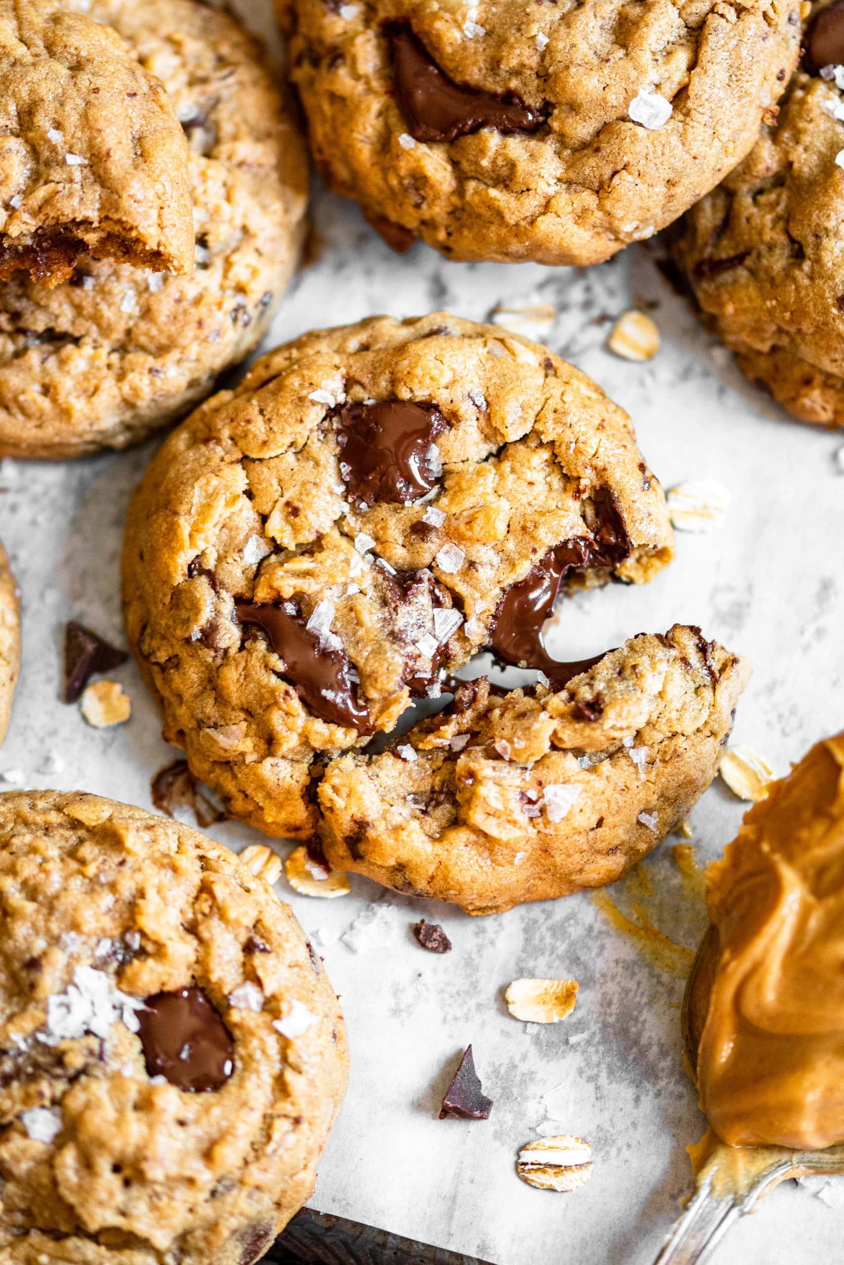 Peanut Butter Chocolate Chunk Oatmeal Cookies