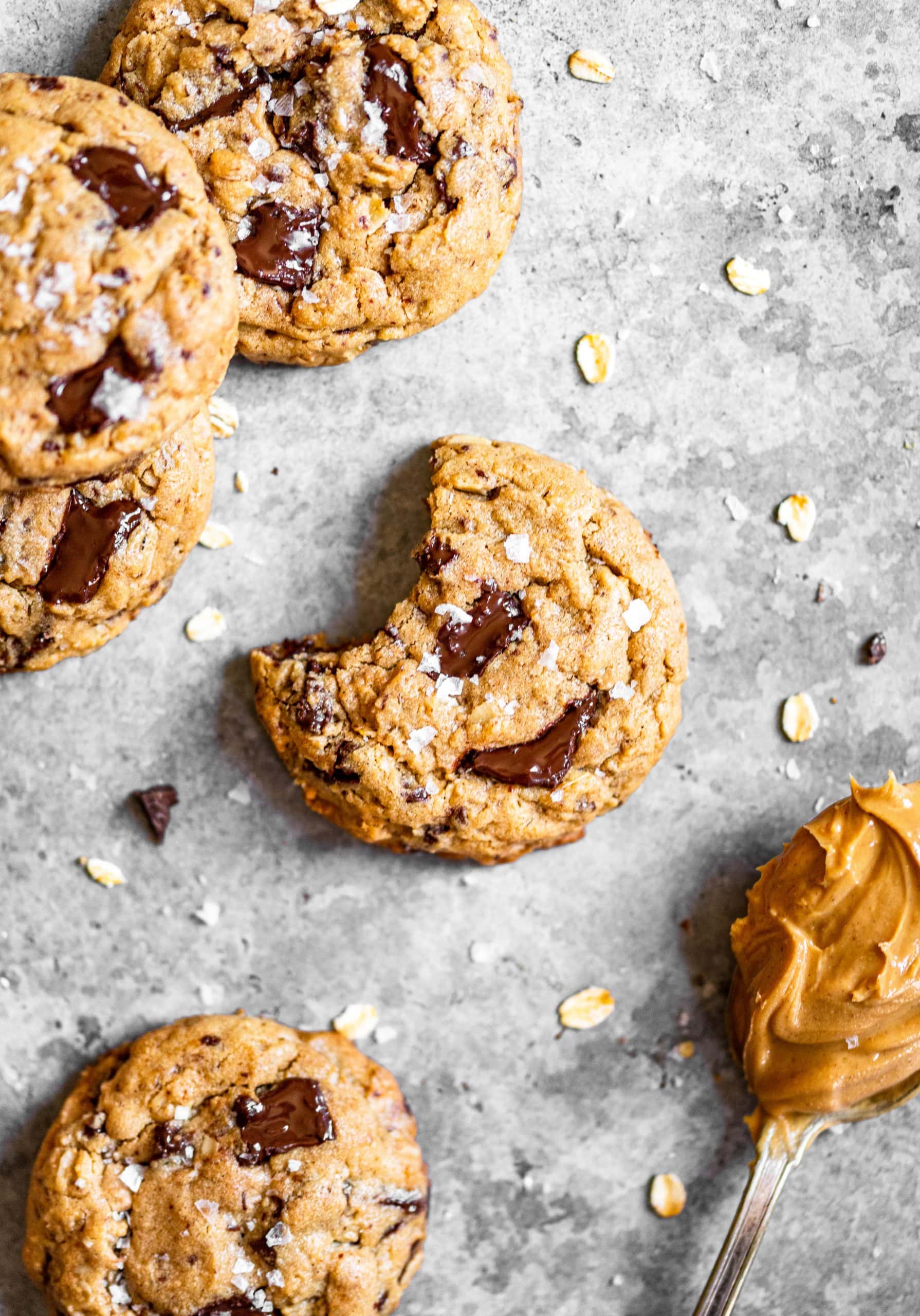 Peanut Butter Chocolate Chunk Oatmeal Cookies