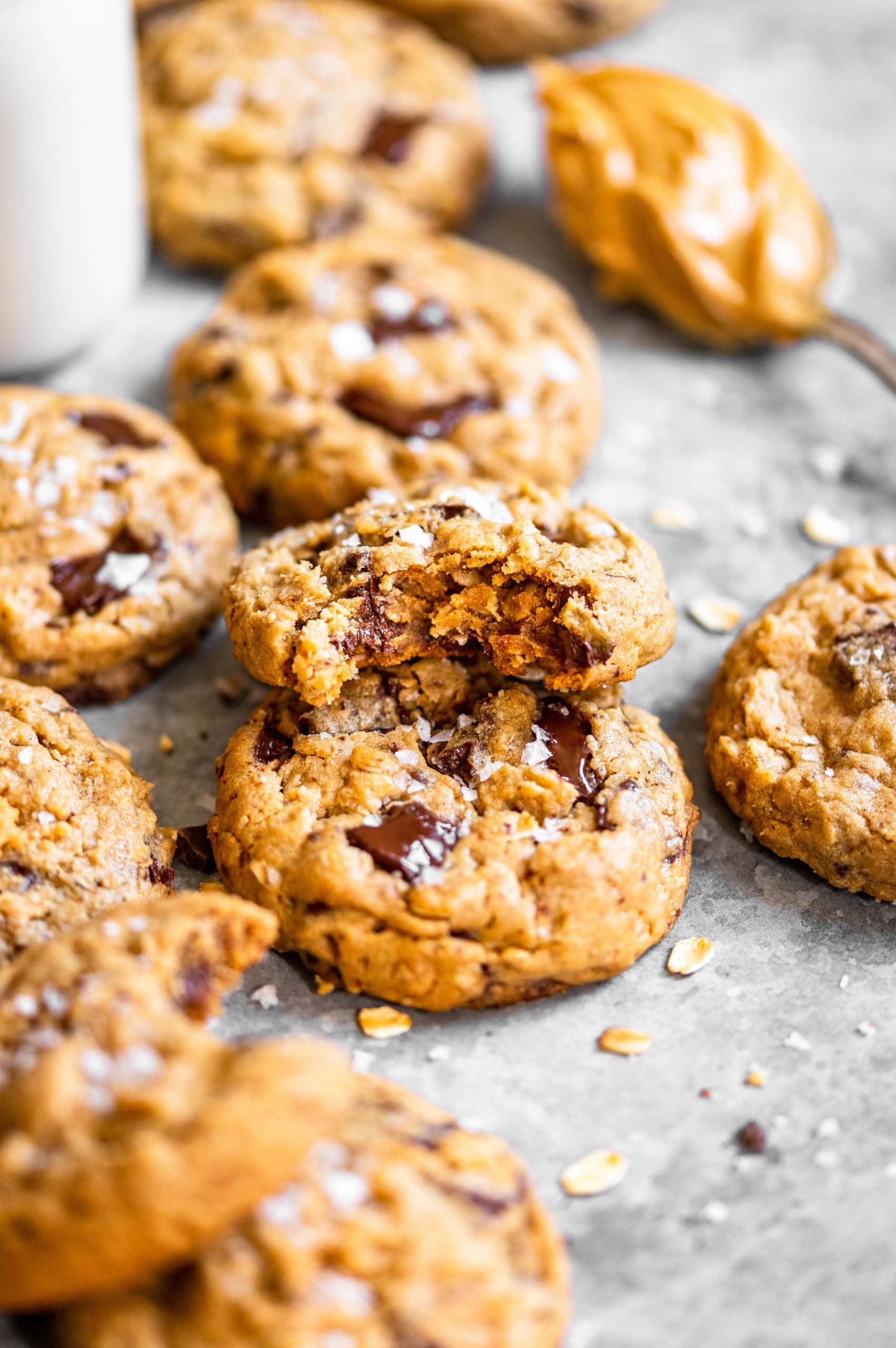 Peanut Butter Chocolate Chunk Oatmeal Cookies